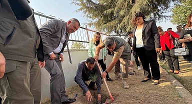 Yeşil vatan için Toroslar MESEM'de fidanlar toprakla buluştu