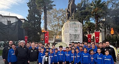 Yeşim Spor Kulübü'nden Ata'ya saygı