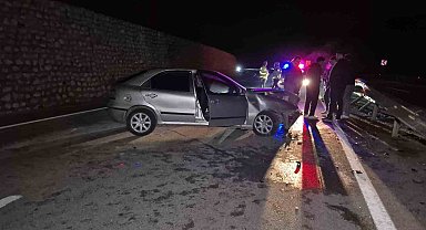 Yola çıkan yaban hayvanı kazaya neden oldu: 4 yaralı