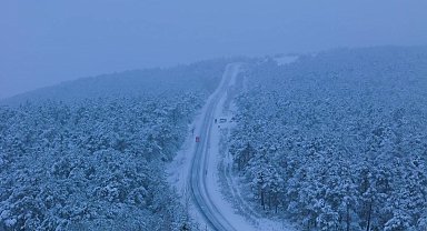 Yozgat'ta mevsimin ilk karı yağdı