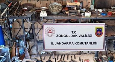 Zonguldak'ta kaçak silah imalathanesinde 30 binin üzerinde fişek ele geçirildi