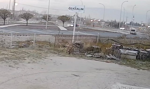 18 kişinin yaralandığı kaza güvenlik kamerasında