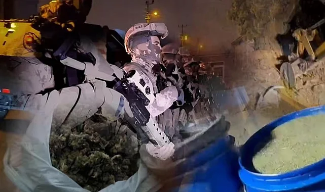 29 ilde dev uyuşturucu operasyonu! 1,6 ton madde ve 750 bin hap ele geçirildi