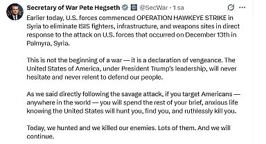 ABD'den Suriye'deki DEAŞ unsurlarına operasyon açıklaması