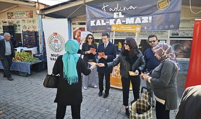 Açık Kapı Muğla'da şiddetle mücadele bilgilendirmesi yaptı