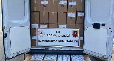 Adana'da 2 milyon 270 bin adet kaçak makaron ele geçirildi