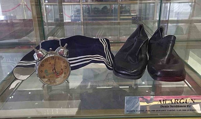 Adıyaman Şehitlik Müzesi'nde şehitlerin eşyaları sergilenmeye başladı