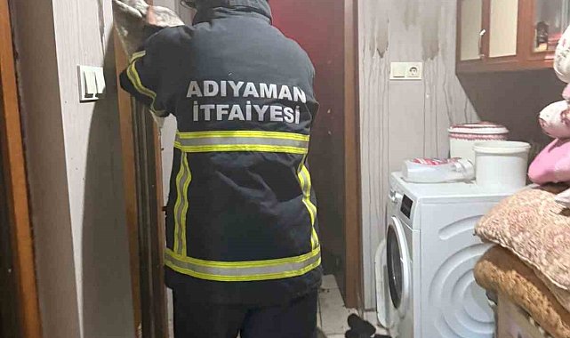 Adıyaman'da ev yangını