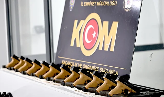 Adıyaman'da bin adet ateşe hazır tabanca ele geçirildi