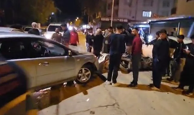Adıyaman'da kontrolden çıkan araç ortalığı savaş alanına çevirdi!