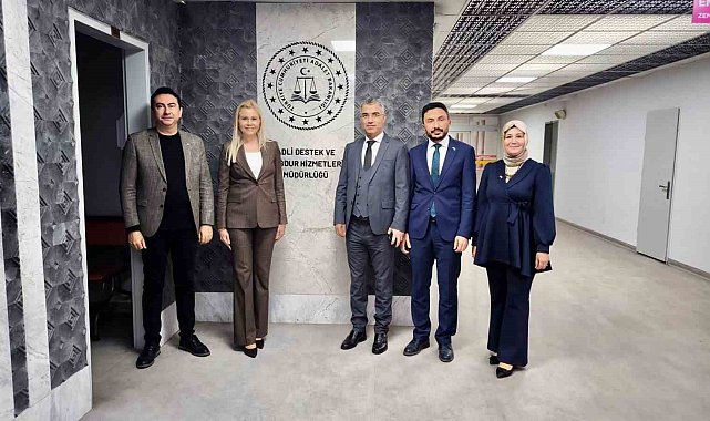 Adliyeye çocuk bekleme ve oyun odası kütüphanesi kuruldu