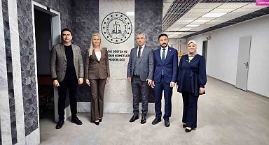 Adliyeye çocuk bekleme ve oyun odası kütüphanesi kuruldu