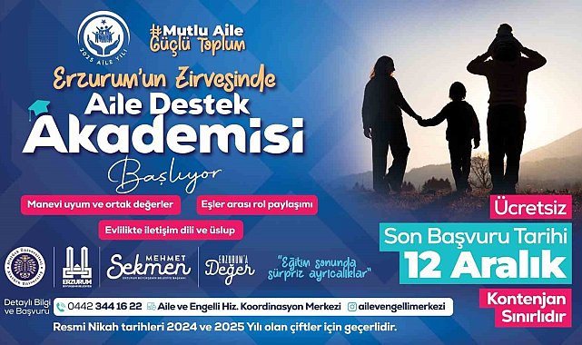 Aile destek akademisi başlıyor
