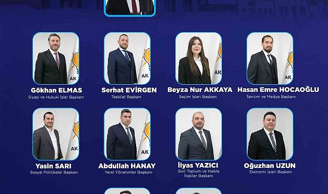 AK Parti Odunpazarı İlçe Yürütme Kurulu belli oldu