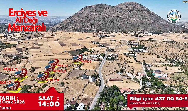 Akçakaya ve Endürlük'te 14 prestijli villa parseli satışta