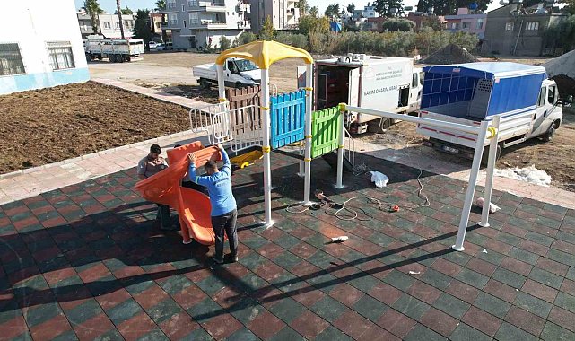 Akdeniz'de bir park daha yenilendi