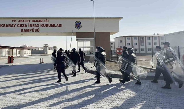 Aksaray Cezaevinde tatbikat alarmı