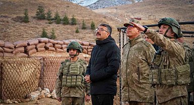 Aktütün Karakolu'na üst düzey ziyaret