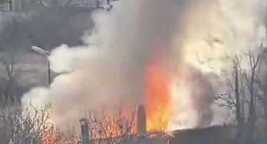 Alevlere teslim olan kulübe küle döndü