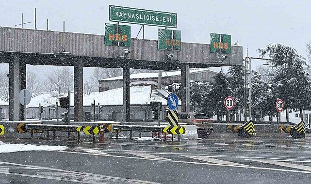 Anadolu otoyolunda kontrollü geçiş sağlanıyor