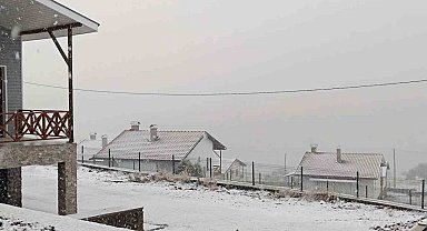 Ankara'da mevsimin ilk karı Beypazarı ilçesine yağdı