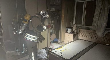 Antakya'da ev yangını