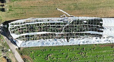 Antalya'da hortumun seralara verdiği zararın boyutu gün yüzüne çıktı