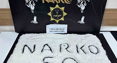 Aracın stepnesinde 7 kilo uyuşturucu çıktı