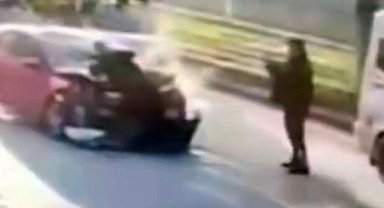 Araçla çarparak yaraladığı polis memurunun fotoğrafını çekip kayıplara karıştı