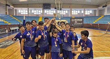 Aşkale İbrahim Polat Ortaokulu il müsabakalarında ikincilik elde etti