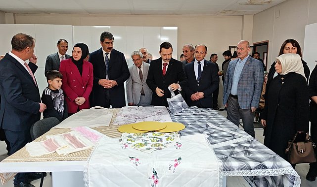 Aşkale'de kadın istihdamı gelişim projesi kapsamında üç yeni atölye kuruldu