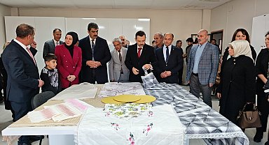 Aşkale'de kadın istihdamı gelişim projesi kapsamında üç yeni atölye kuruldu