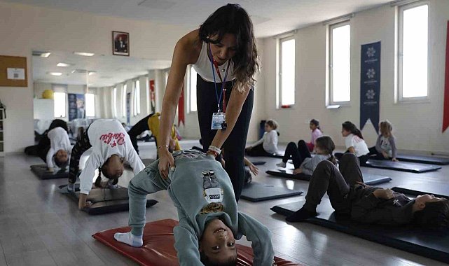 Aydın Büyükşehir Belediyesi'nin jimnastik eğitimleri devam ediyor