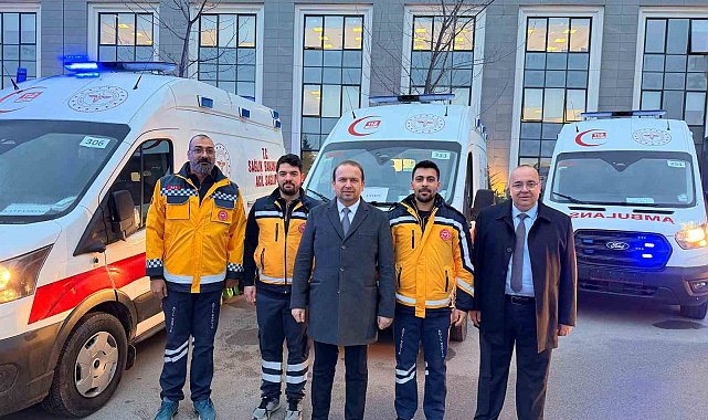 Aydın'a tahsis edilen yeni ambulanslar hizmet için yola çıktı