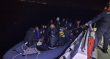 Aydın'da 31 düzensiz göçmen kurtarıldı