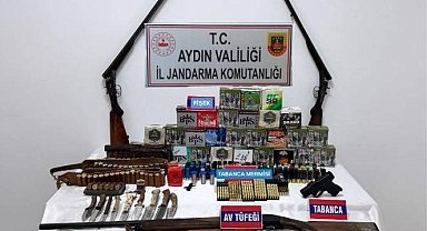 Aydın'da silah ve uyuşturucu operasyonu: 2 gözaltı