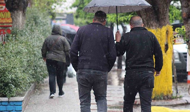 Aydın'da yağış akşam saatlerine kadar sürecek