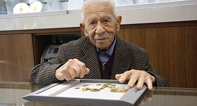 Aydınlı 90 yaşındaki sarraf Bezirgan: "Dürüstlük, iş hayatının altın anahtarıdır"