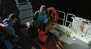 Ayvacık açıklarında ticari gemide yarlanan şahısın tıbbi tahliyesi yapıldı