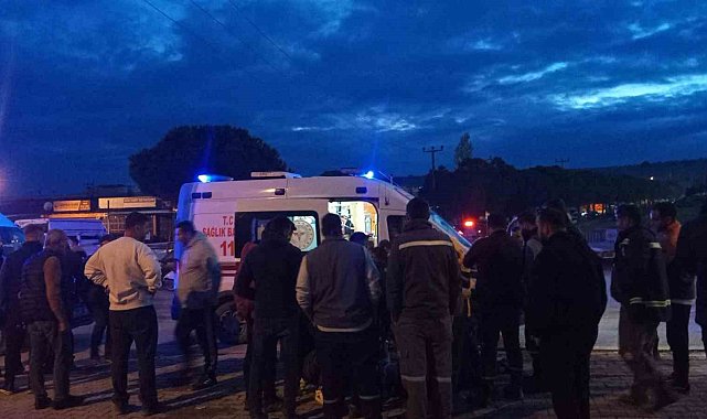 Ayvalık'ta trafik kazası: 2 yaralı