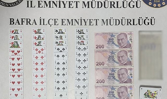 Bafra'da kumar denetimi