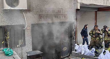 Bağcılar'da tekstil atölyesinde korkutan yangın