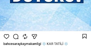 Bahçesaray'da taşımalı eğitime 1 gün ara