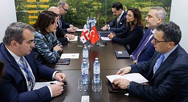 Bakan Fidan, Gürcü mevkidaşı Botchorishvili ile görüştü