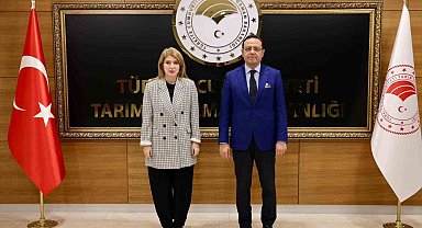 Bakan Yardımcısı Gizligider ile görüşen Ölmeztoprak, üreticinin taleplerini iletti