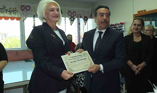 Balıkesir'de kadın hayırsevere Kaymakam teşekkürü