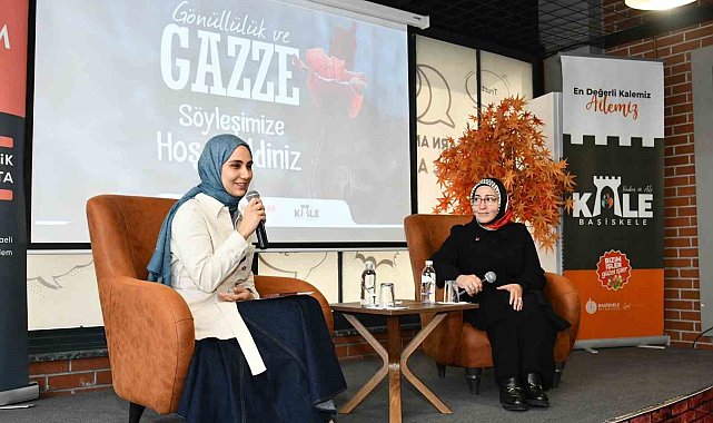Başiskele'de "Gönüllülük ve Gazze" söyleşisi düzenlendi
