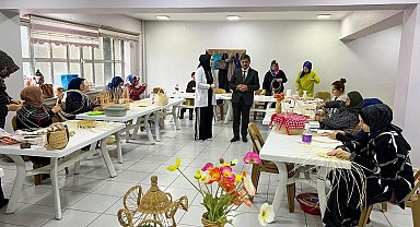 Başkan Aksun, ERMEK kurslarında incelemelerde bulundu