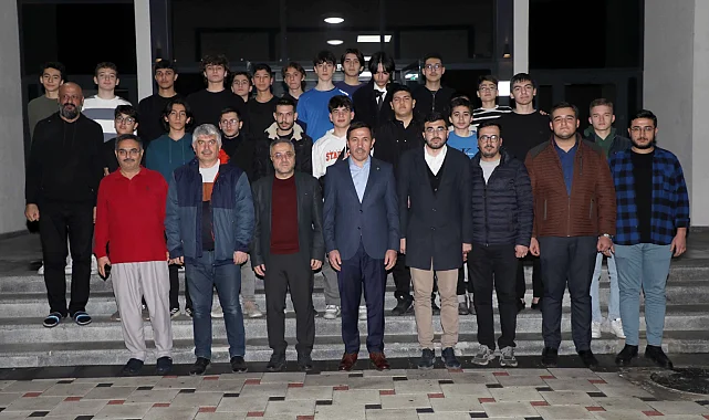Başkan Kılca'dan Konya Hacıveyiszade Erkek Öğrenci Yurdu'na ziyaret