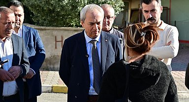 Başkan Kocagöz'den evi yanan vatandaşa destek sözü